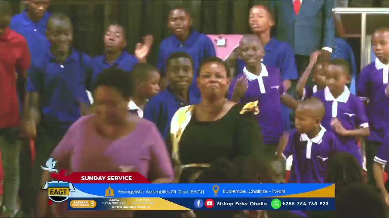 LIVE SHEREHE KUBWA YA KILELE WIKI LA WATOTO (C.W.I) - ELOHIM GOSPEL CHOIR - FURAHIA BABA