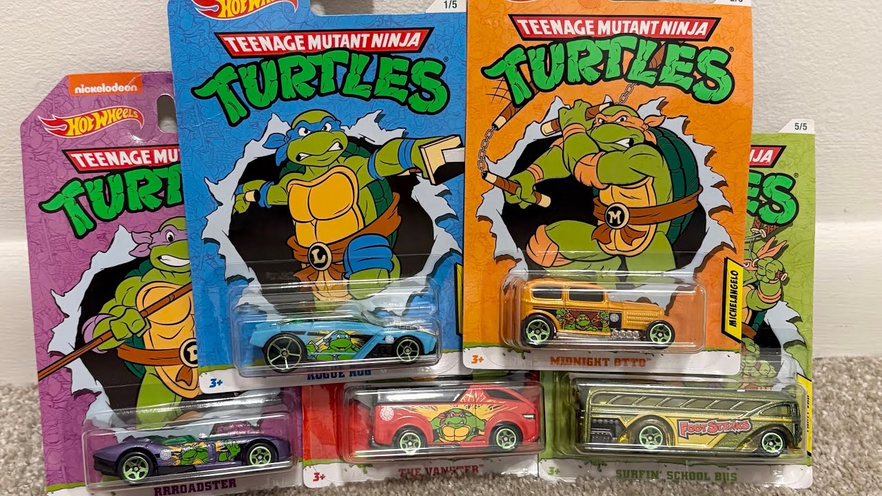 2020 Teenage Mutant Ninja Turtles Hot Wheels Set (Walmart Exclusive)
