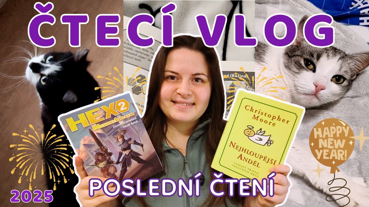 Ta poslední čtení roku 2025 dopadly jinak, než jsem čekala 📚| ČTECÍ VLOG