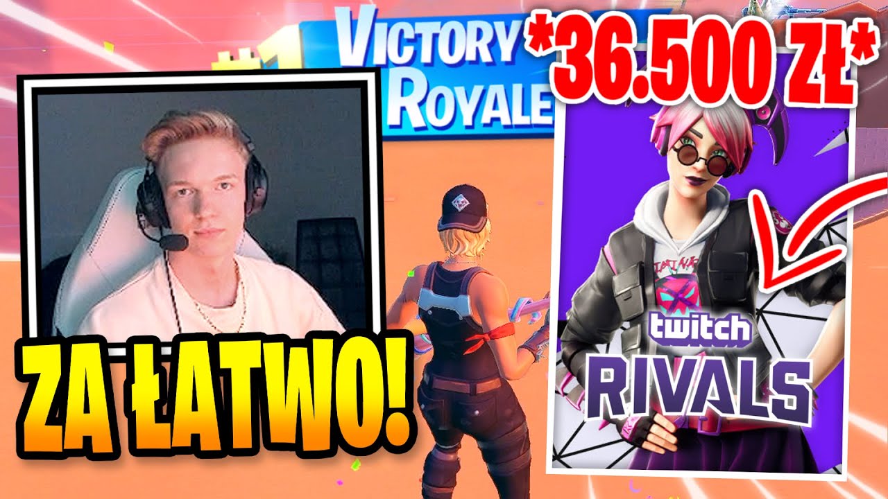 😱 JACOB SETTY I EWRON *ZNOWU* DOMINUJĄ TWITCH RIVALS I ZGARNIAJĄ 36,500 ZŁ ~ KULARZ SZOTY