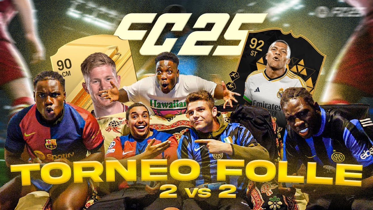 2 VS 2 TORNEO FOLLE FC 25‼️QUAL’È LA COPPIA PIÙ FORTE ?! Offsamuel, w/PirlasV,AyoubelBub,Usso,Tyger
