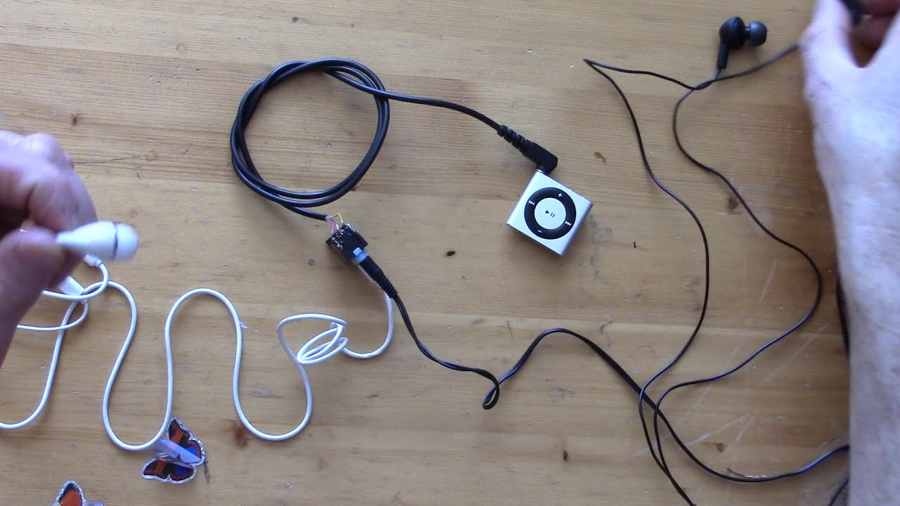 Audio splitter DIY. How to make 3.5 mm earphones or headphones audio splitter