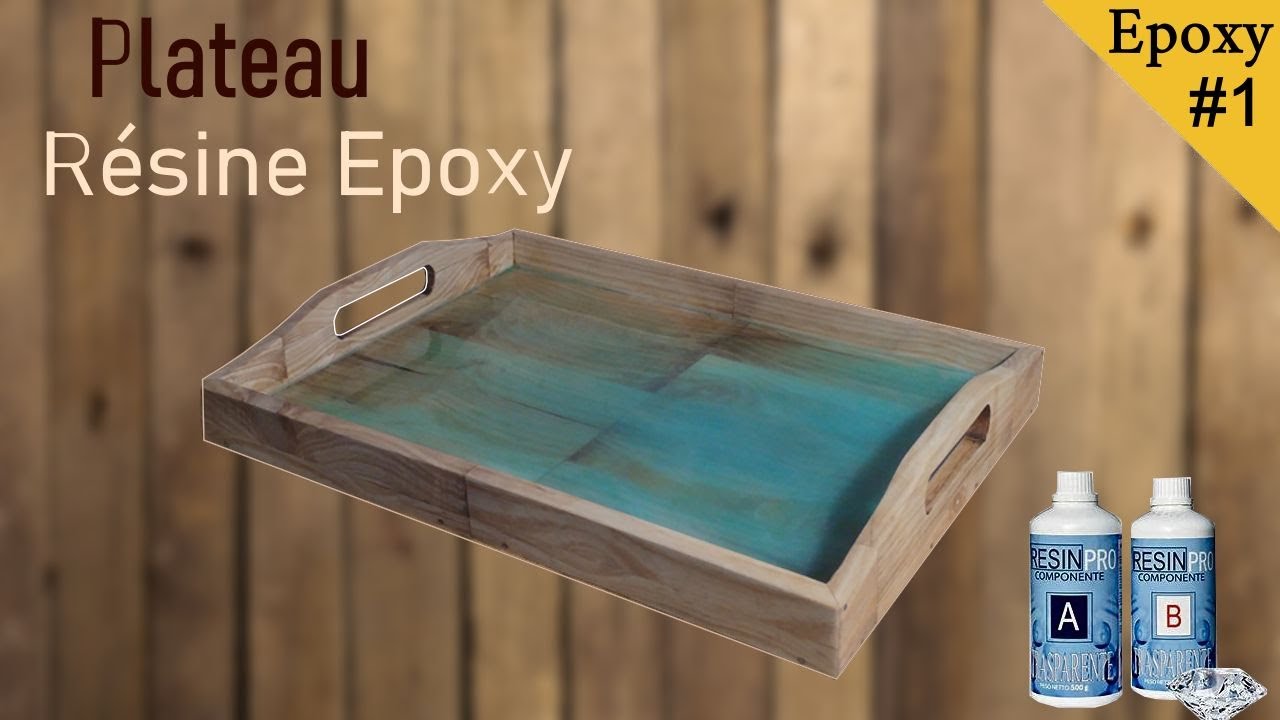 Un Plateau En Bois Et Résine Epoxy