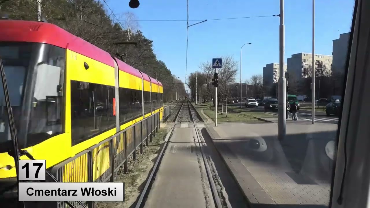 Tramwaje Warszawa 2025 Linia 17