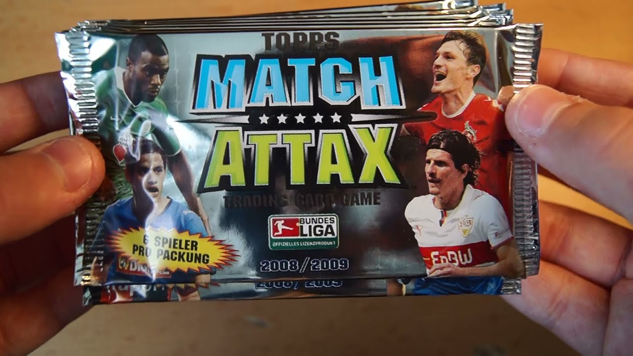 Topps Match Attax 08/09 Bundesliga 10 Booster Unboxing