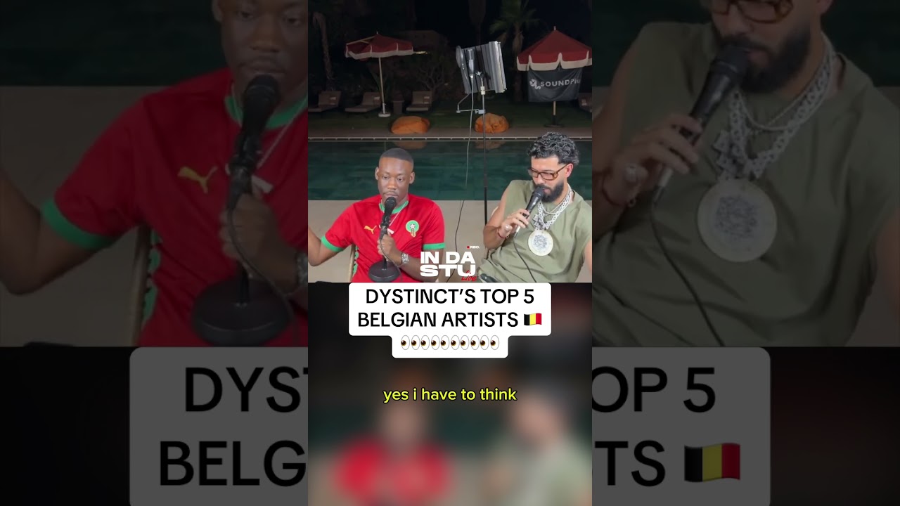 We had to ask DYSTINCT his top 5 Belgian artists 🇧🇪👀👀👀