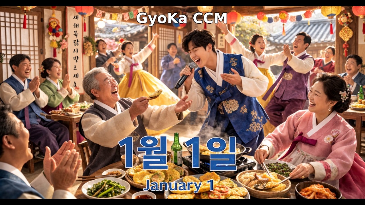 1월 1일 [트로트 기복신앙 버전 CCM] written by Paul Song, 2024, 2026 #새해 #새마음 #ccm #교회옆카페 #교카 #gyoka #기복 #한국전통문화