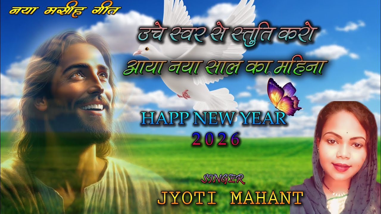 Aaya Naya saal ka mahina Uche swar se stuti //new year mashi song 2026 mashi dj song//Jyoti mahant