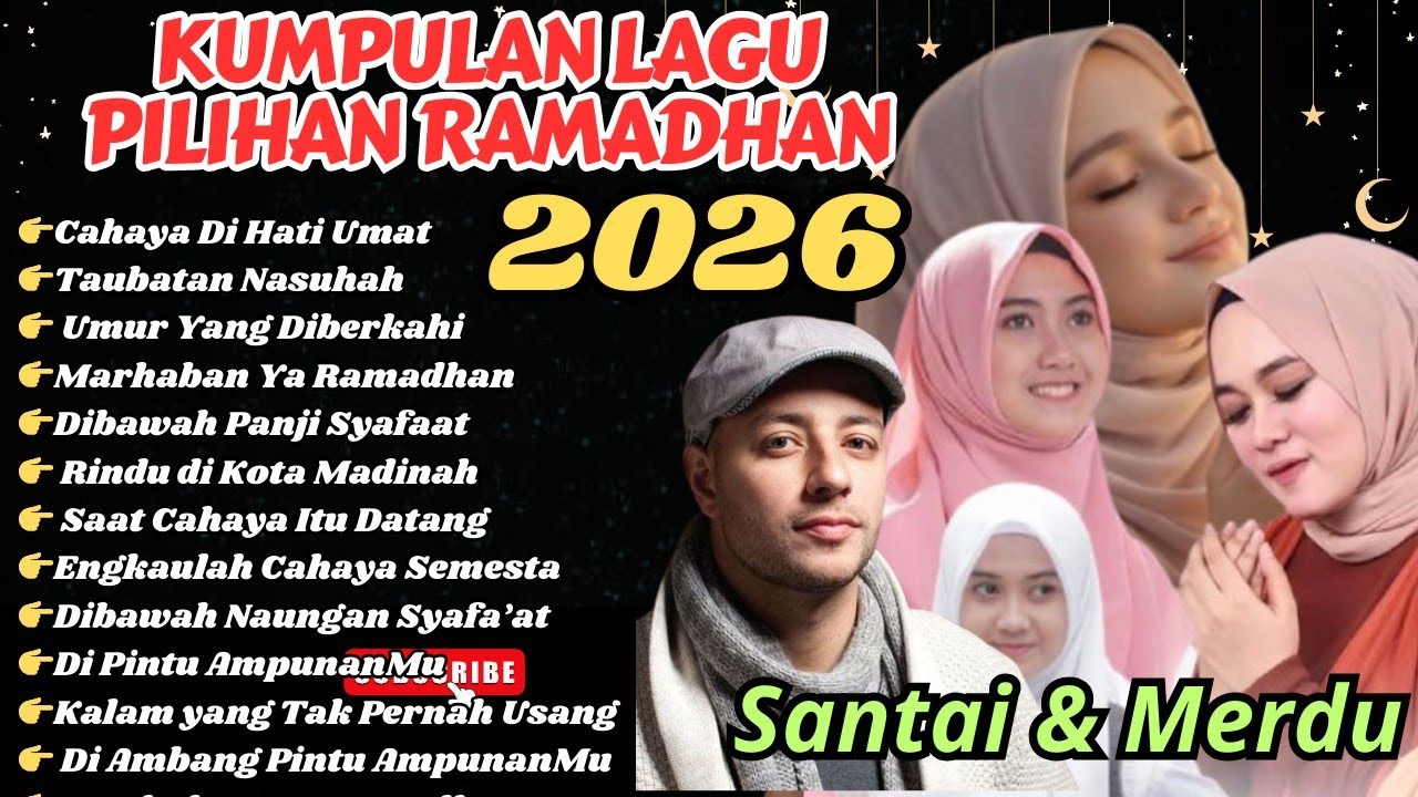 BIKIN HATI DAMAI! Kumpulan Sholawat Nabi 🌙 Lagu Islami Ramadhan Full Album