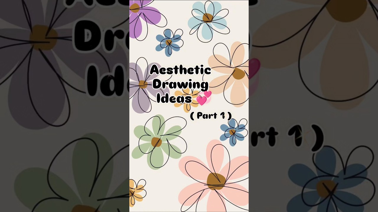 Aesthetic Drawing Ideas ✨ ( Part 1) Easy Drawings 💫 #aesthetic #art #drawing #sketch #shorts #viral