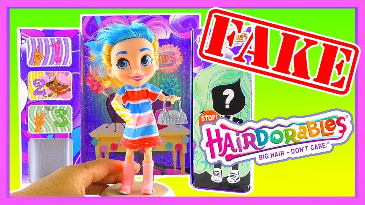 FAKE Hairdorables Series | Opening and Unboxing Fake Dolls #Hairdorables