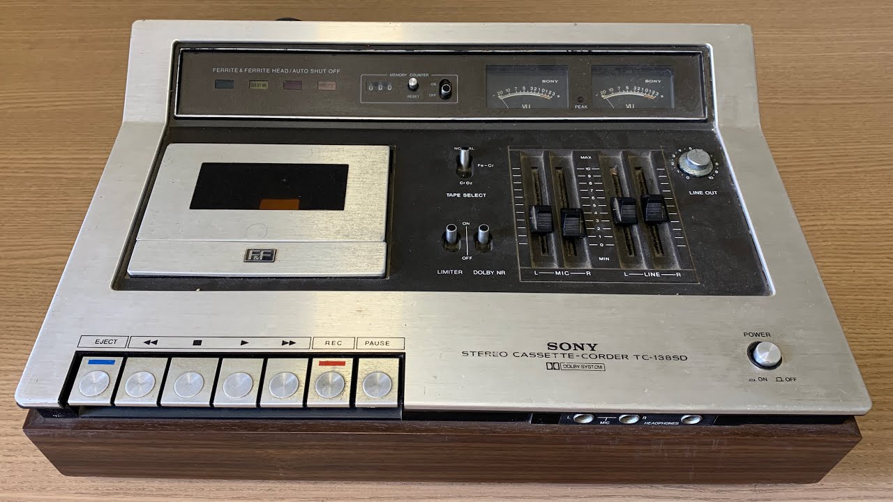 Conserto: Tape Deck Sony TC-138SD Cassette Corder