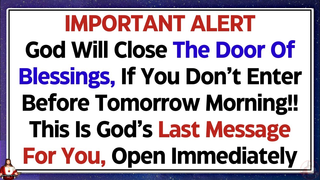11:11💌GOD OPENED THE DOOR FOR YOU! ENTER BEFORE ITS TOO LATE! 🦋God Says ✝️God Message Today #god