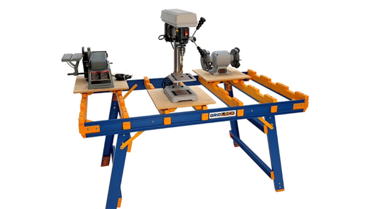 REVOLUTIONARY GRIDLOCK PORTABLE WORKBENCH