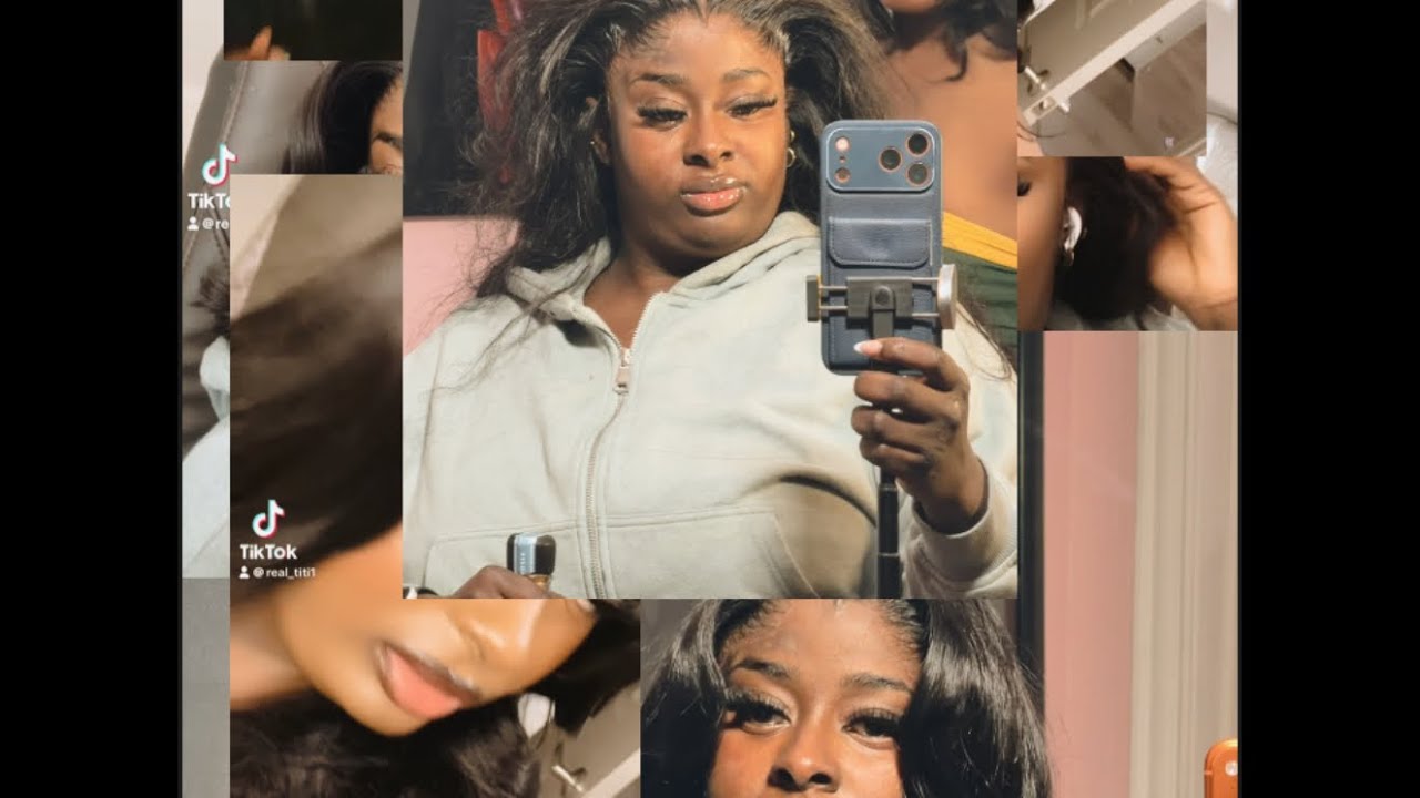 INSTALL my WIG with me, my SKIN is screaming🤏🏾🤏🏾