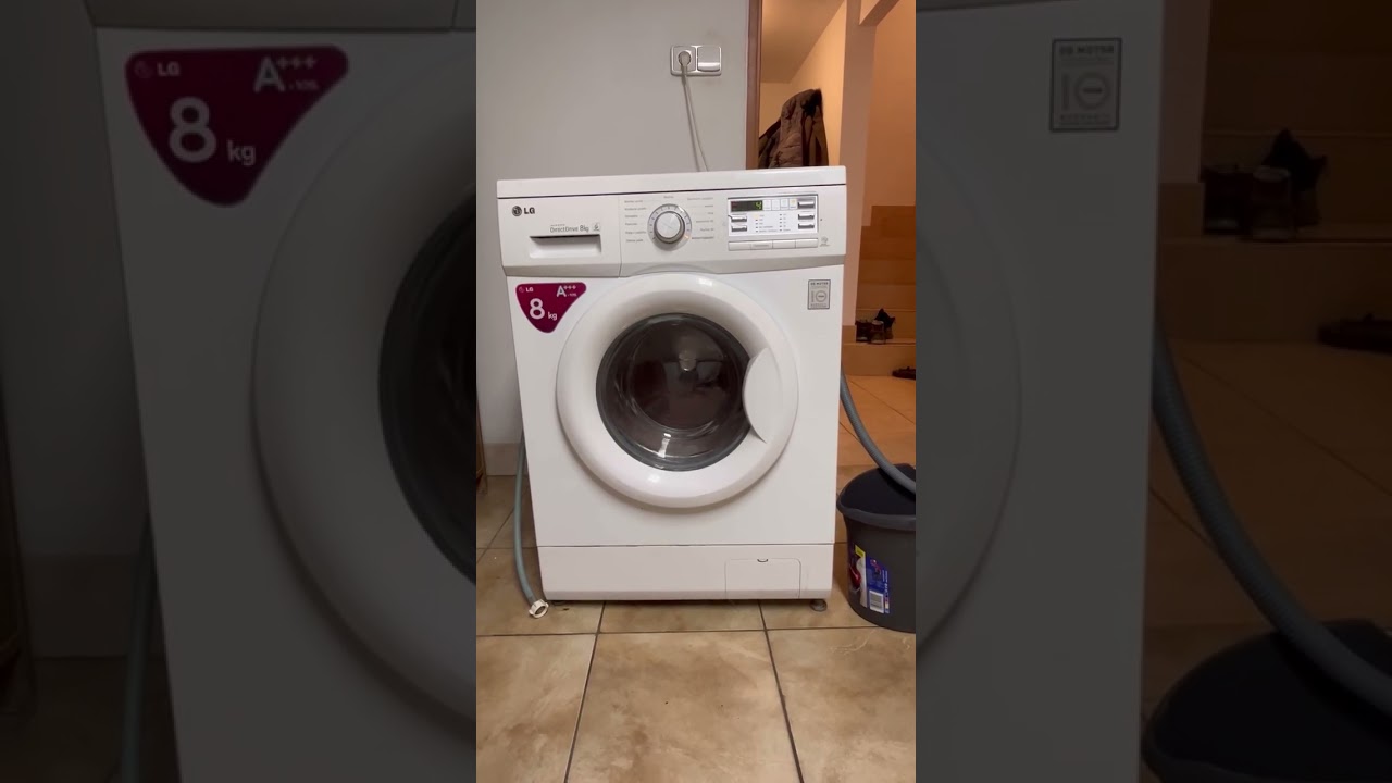 Old broken LG washing machine spin and end Lg melody #lg #lgwashingmachine #oldwashingmachine 