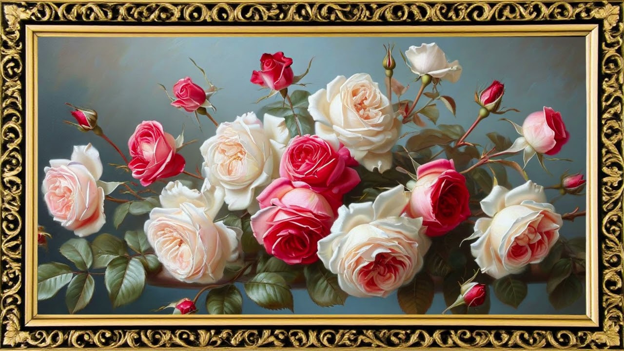 Floral Still-Life Masterpiece 4K Frame TV Screensaver Digital Frame Art Gallery
