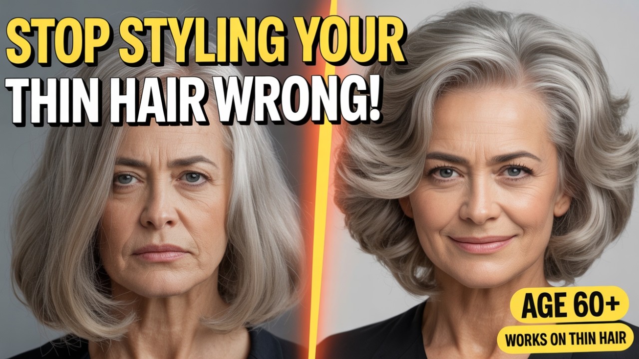 STOP Styling Your THIN Hair WRONG! 2 SIMPLE STEPS to Fix It