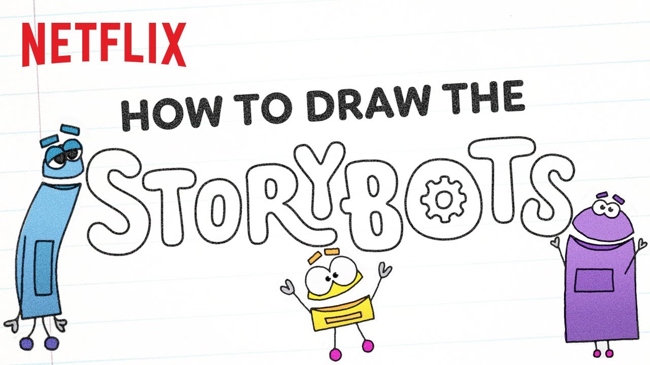 How to Draw the StoryBots 🖍️ Netflix Jr.