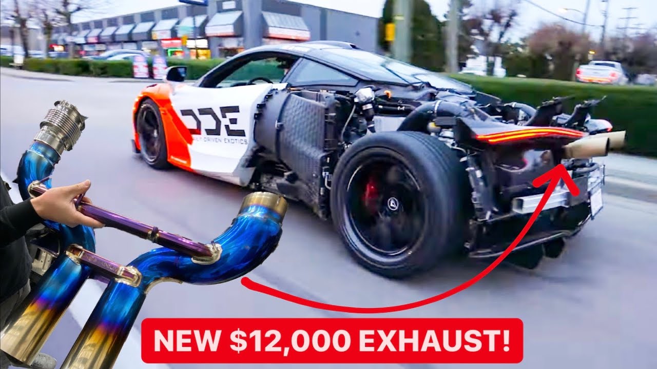 MEET THE LOUDEST MCLAREN IN THE WORLD! *Unobtainium Straight Pipe*