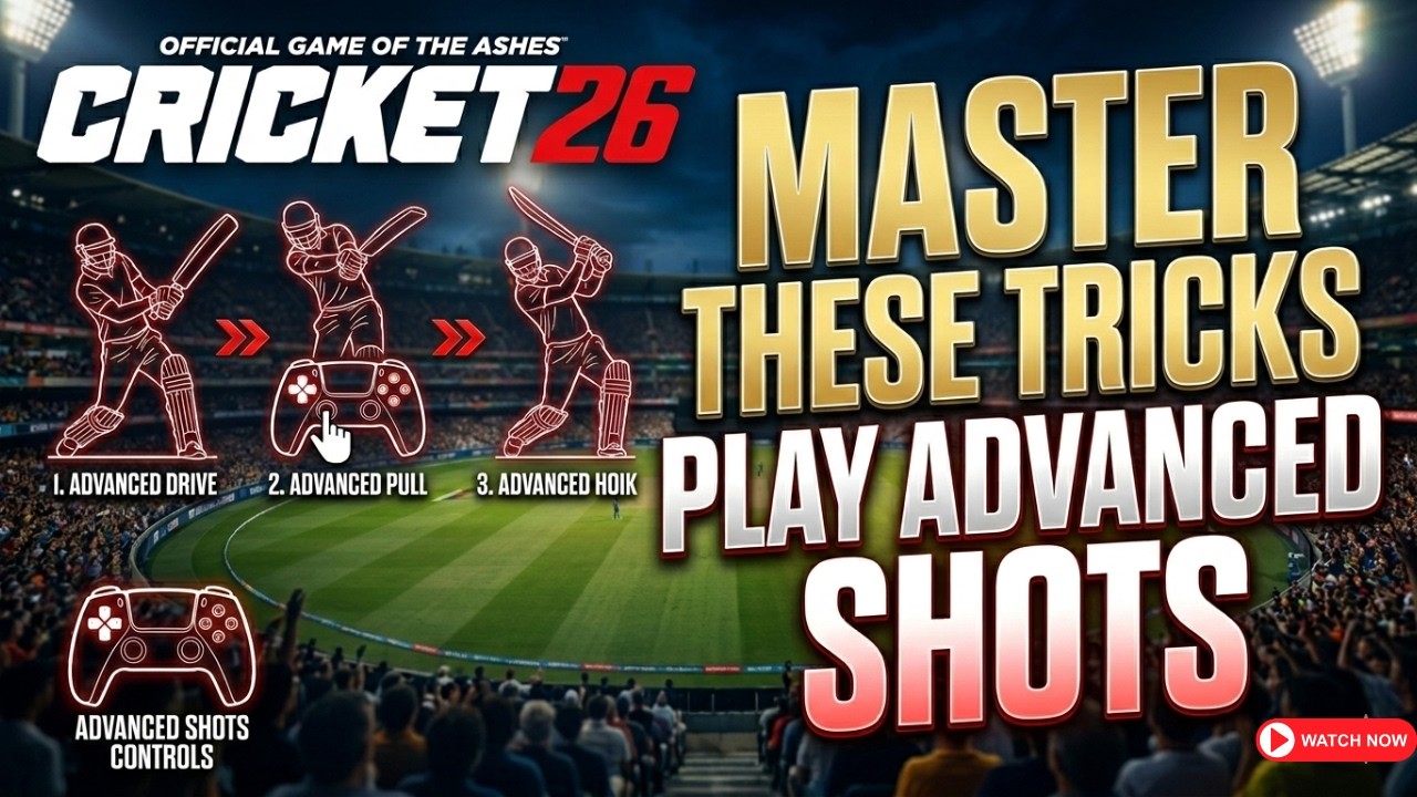 HOW TO PLAY ADVANCED SHOT IN CRICKET 26 , IN DEPTH EXPLANATION WITH EVERY MODE.