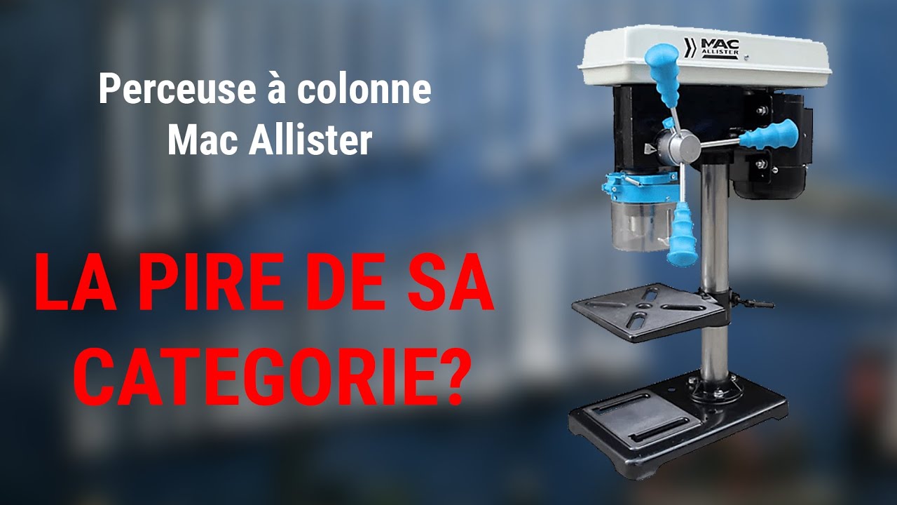 Review de la perceuse à colonne Mac Allister