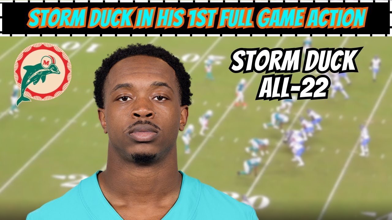 Film Breakdown: Storm Duck Played Pretty Good in 1st NFL Start