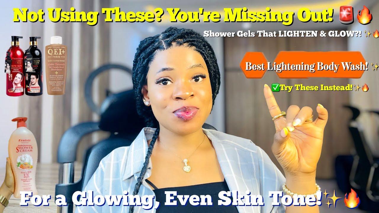 5 BEST LIGHTENING BODY WASHES for a GLOWING, EVEN SKIN TONE!✨|Whitening &Brightening Shower Gel 2025