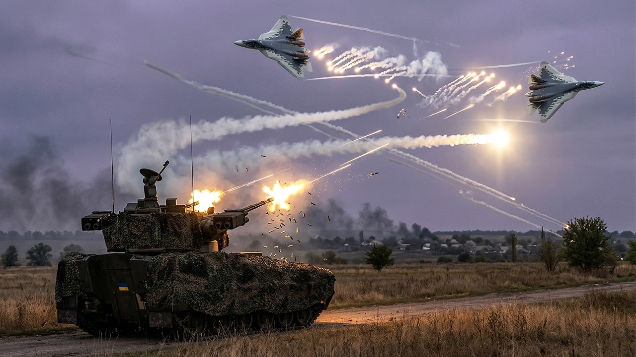 Су-57 Истребитель против Противовоздушного Танка: Безумная Битва На Близкой Дистанции! Военная Симул