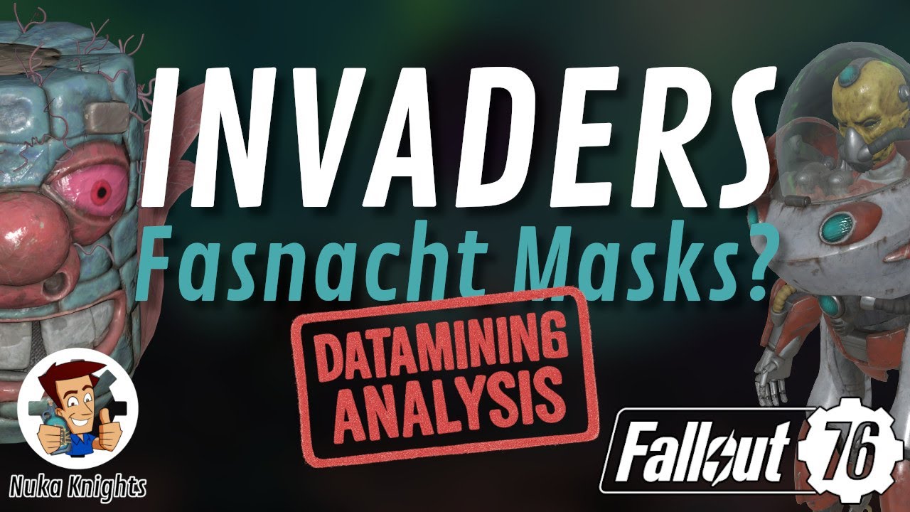 Fallout 76: Fasnacht Masks at Invaders from Beyond [Datamining Analysis]