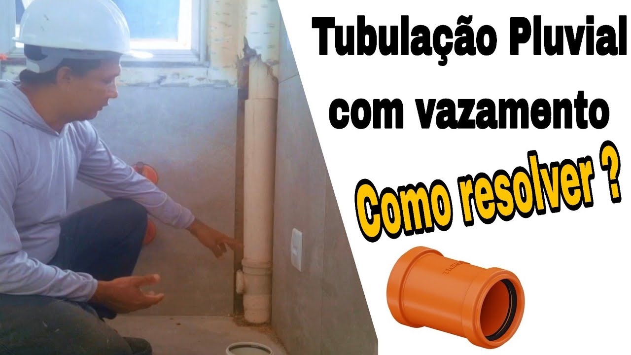 Vejam como fazer reparo com Luva de Correr em Tubulação Pluvial. Passo á Passo 