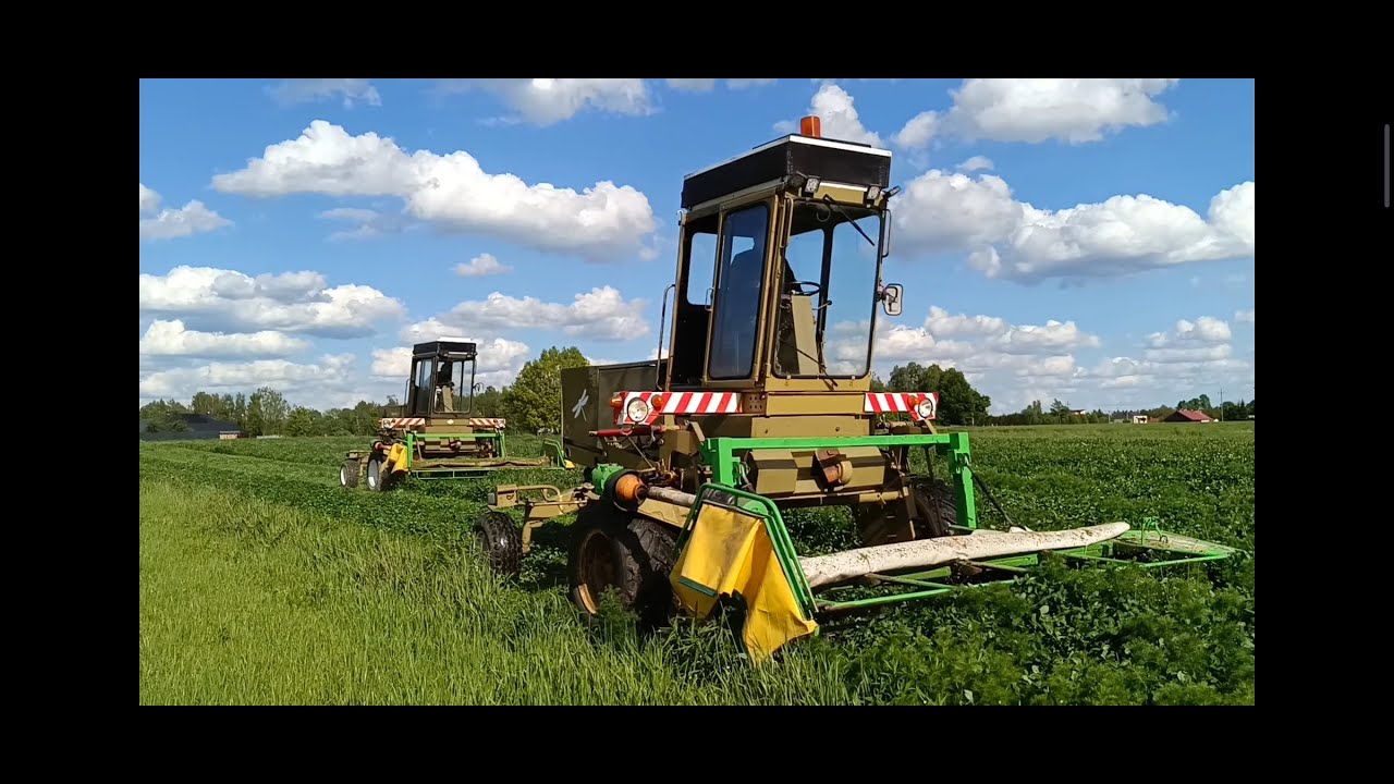 Koszenie koniczyny 2025. 2x Fortschritt E302
