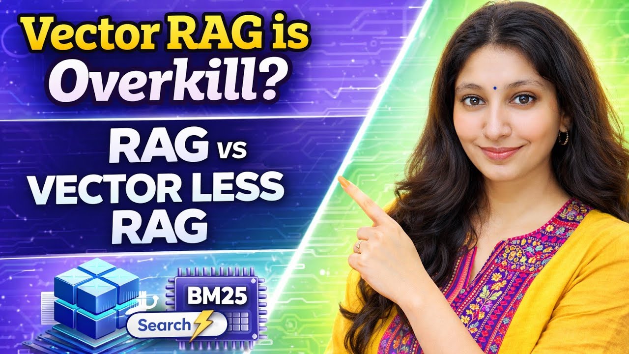 Vector RAG is Overkill? | RAG vs Vector Less RAG Try This Simpler Alternative (BM25)