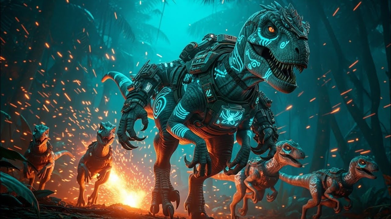 Dinosaur Universe – Exploring Hidden Volcano!