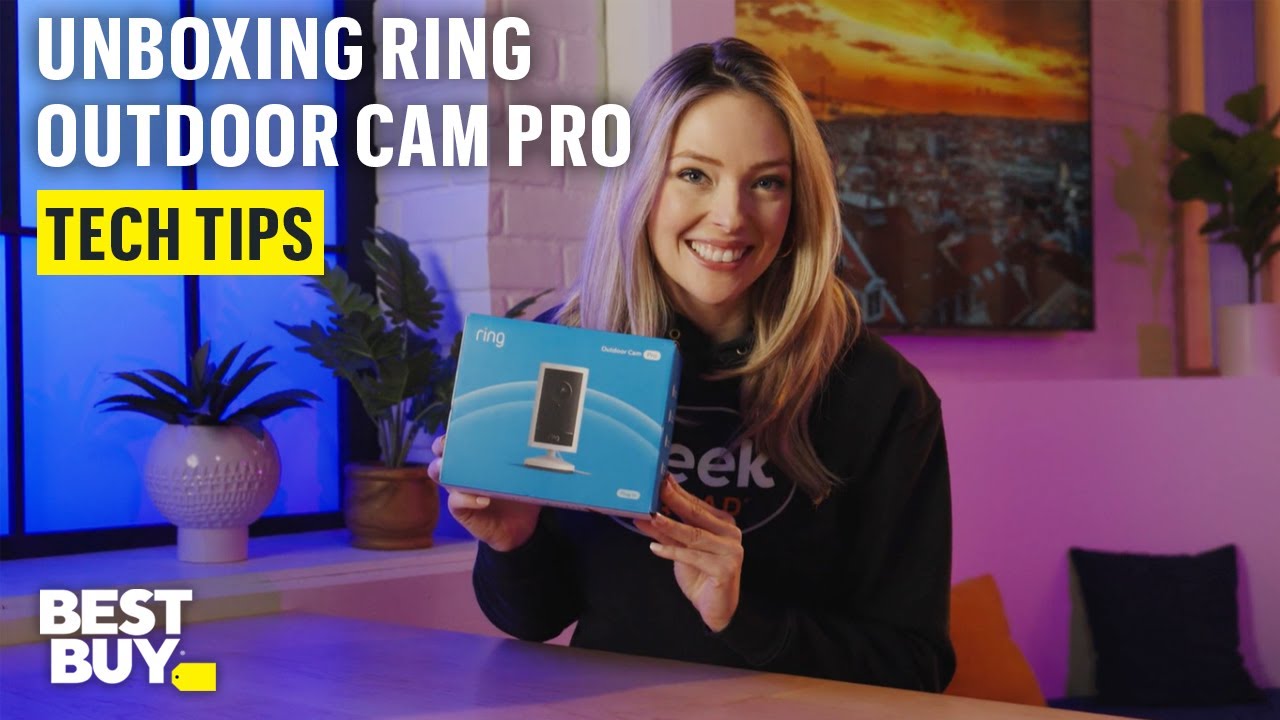 Unboxing the Ring Outdoor Cam Pro – Tech Tips from Best Buy