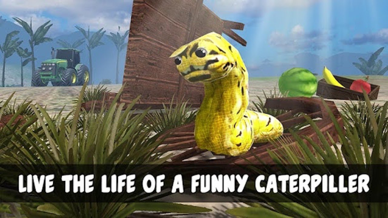 🐛Caterpillar Insect Simulator-Симулятор насекомых гусеница-Wild Animals Clan-Android