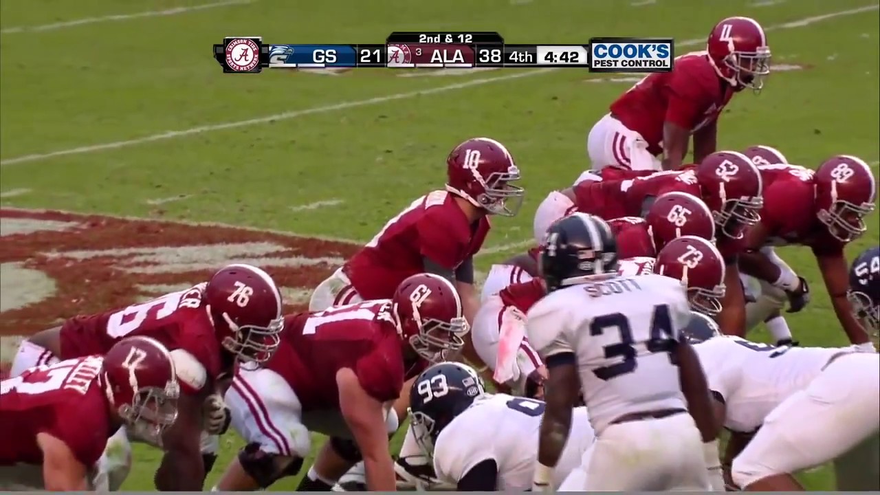 2011 Georgia Southern vs. #3 Alabama Highlights