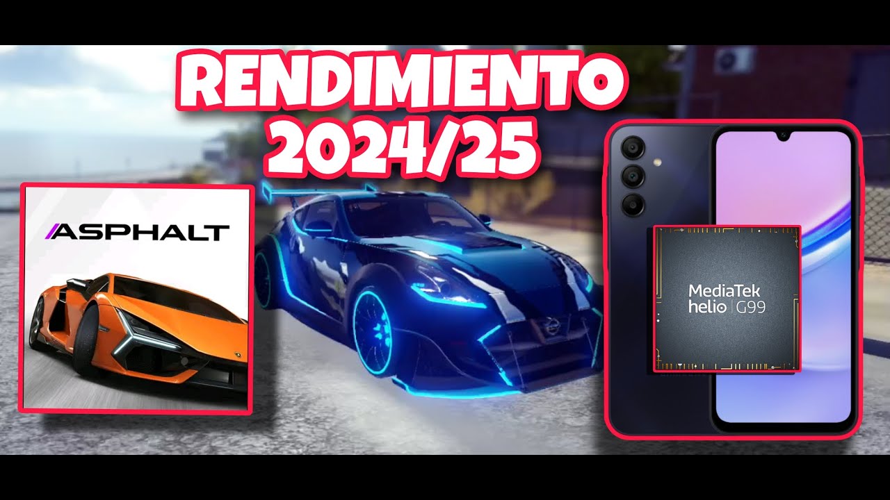 Asphalt Legends Unite en Samsung Galaxy A15 4G en 2024/25 Review