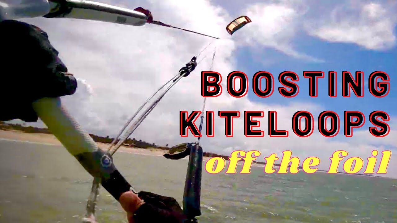 Kiteloop BOARD OFF - jumps and foot switches - strapless gybes & tacks | KITE FOIL