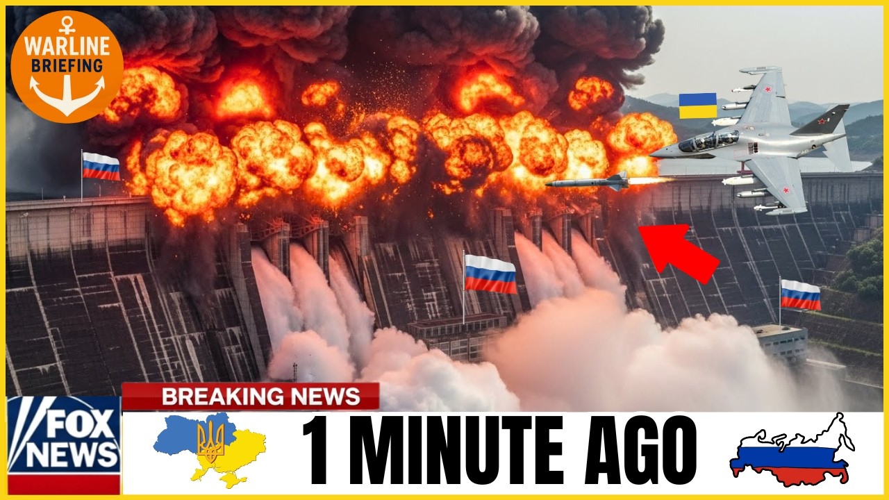 Один украинский Су-27, одна бомба — и российская плотина рухнула за 30 секунд | 
