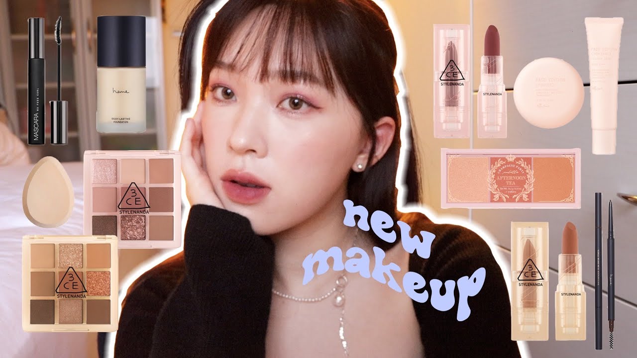 新品GRWM🪁3CE冷暖透明系列/heme粉底眉筆/I'M MEME腮紅盤/下一個睫毛膏王者出現? | heyitsmindy