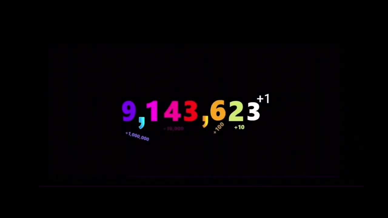 0 to 10 million and back to 0