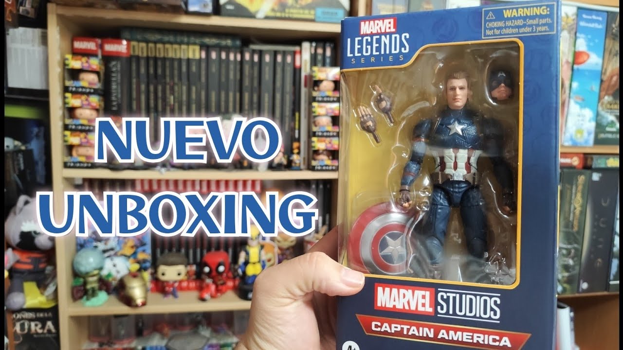 CAPITAN AMERICA MARVEL LEGEND UNBOXING