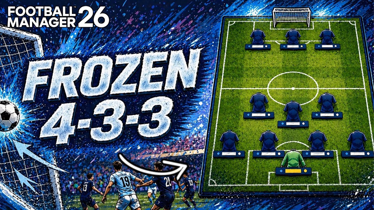 Тактика &laquo;Замороженная 433&raquo; в FM26!! Атакующие перегрузки - Football Manager 26.3