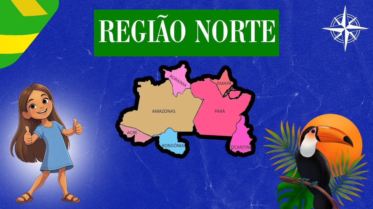 Região Norte do Brasil | Vídeo Educativo para Crianças