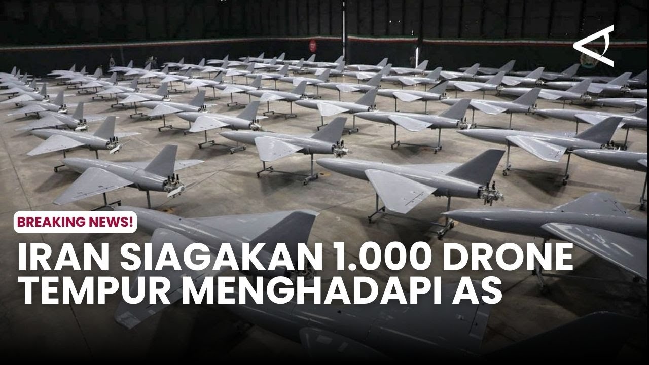Iran siagakan 1.000 drone tempur menghadapi AS