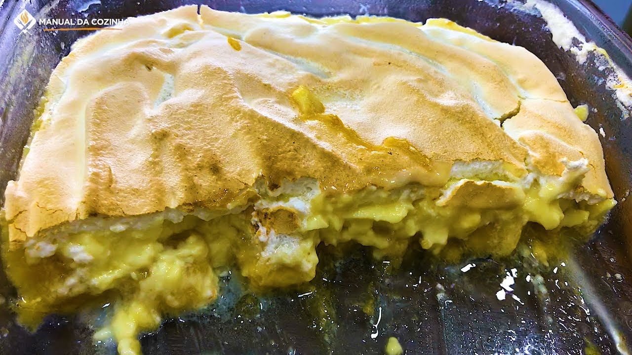 🔥APRENDA A FAZER ESSA TORTA DE BANANA COM SUSPIRO E NUNCA MAIS IRÁ QUERER FAZER OUTRA!
