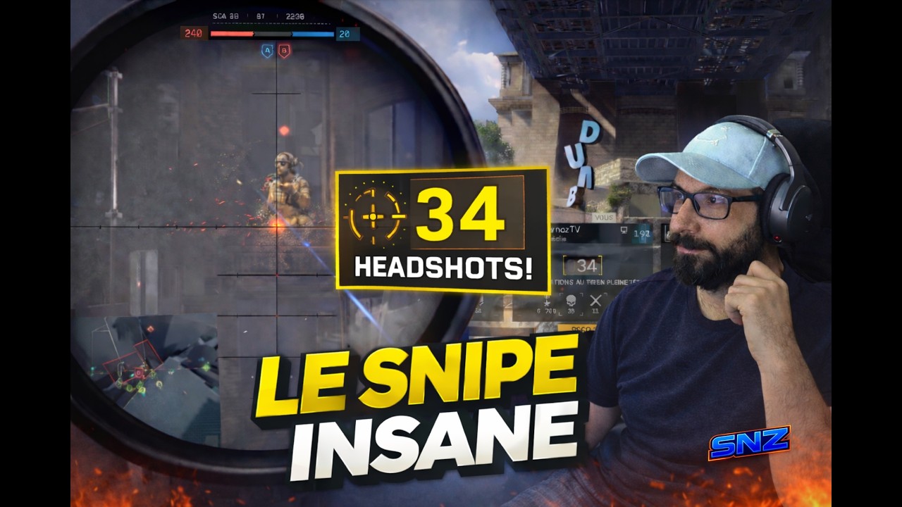 Mon record 34 headshots - SNIPER AGRESSIF🎯🎯🔥🔥