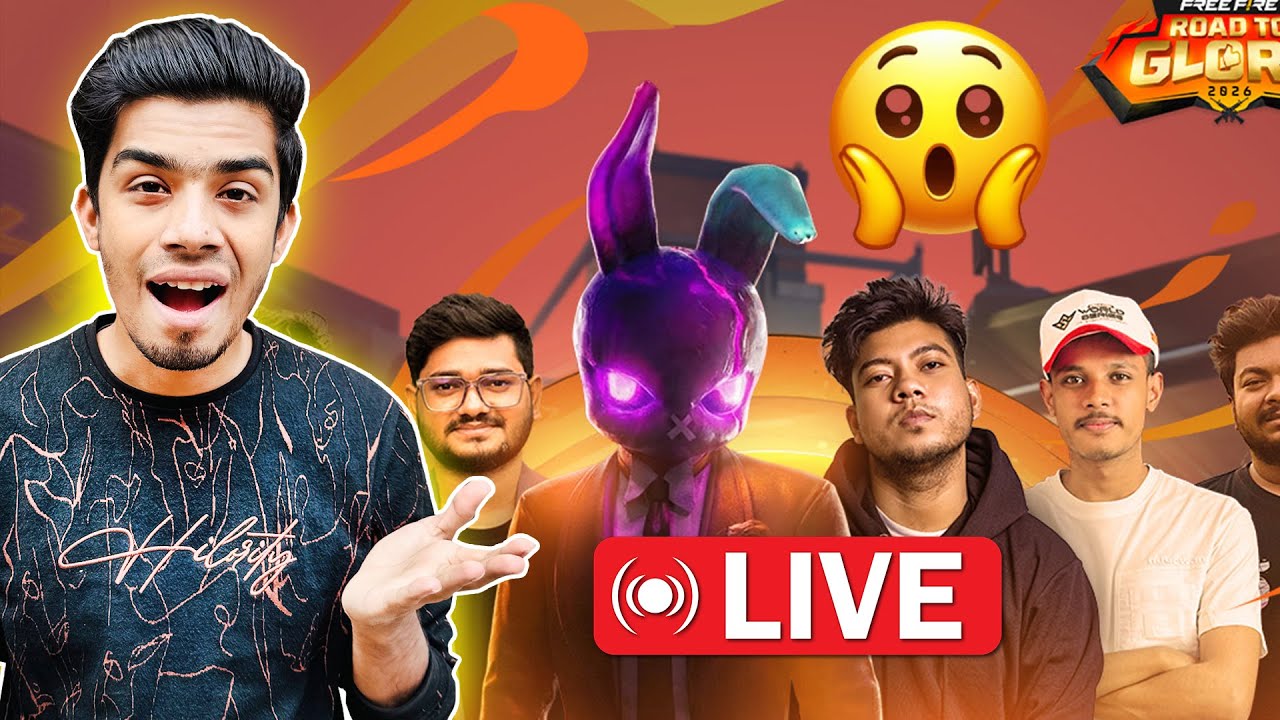 LIVE🔴Road To Glory | ডে ১ | গ্রুপ A বনাম গ্রুপ B | Garena Free Fire x Crazy Gamers