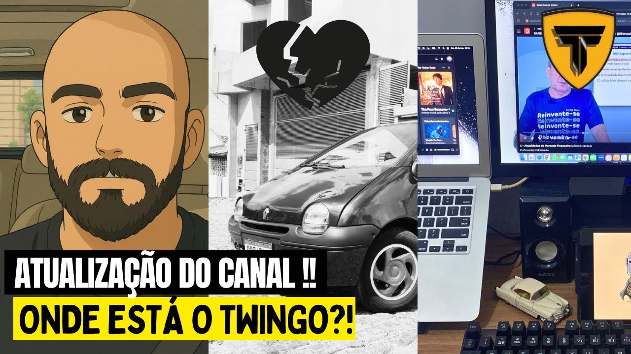 Atualização quinzenal do canal! Onde está o Twingo? Estudo, academia e rotina.